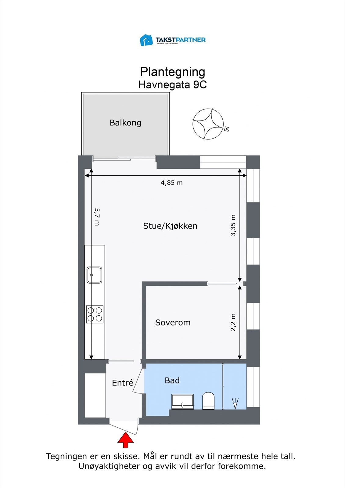 Plantegning Galleribilde