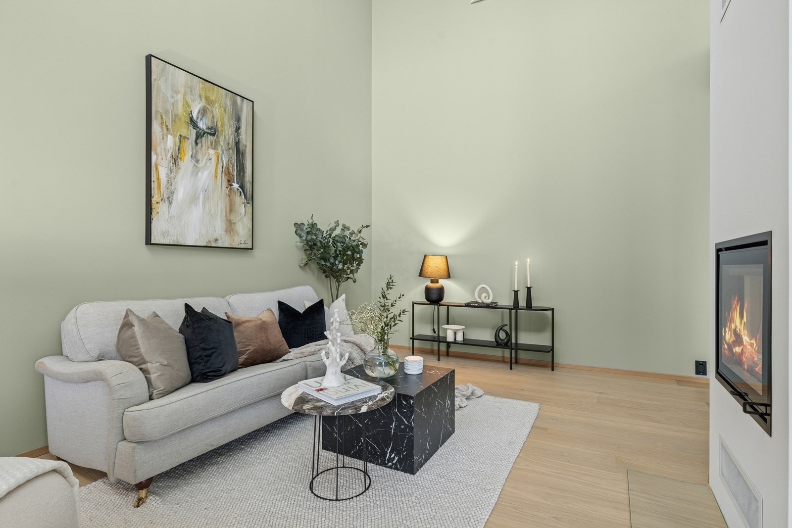 Her har du plass til en stor tv-skjerm! Galleribilde