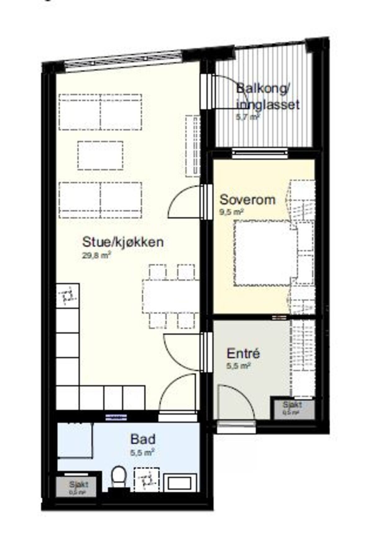 Plantegning Galleribilde