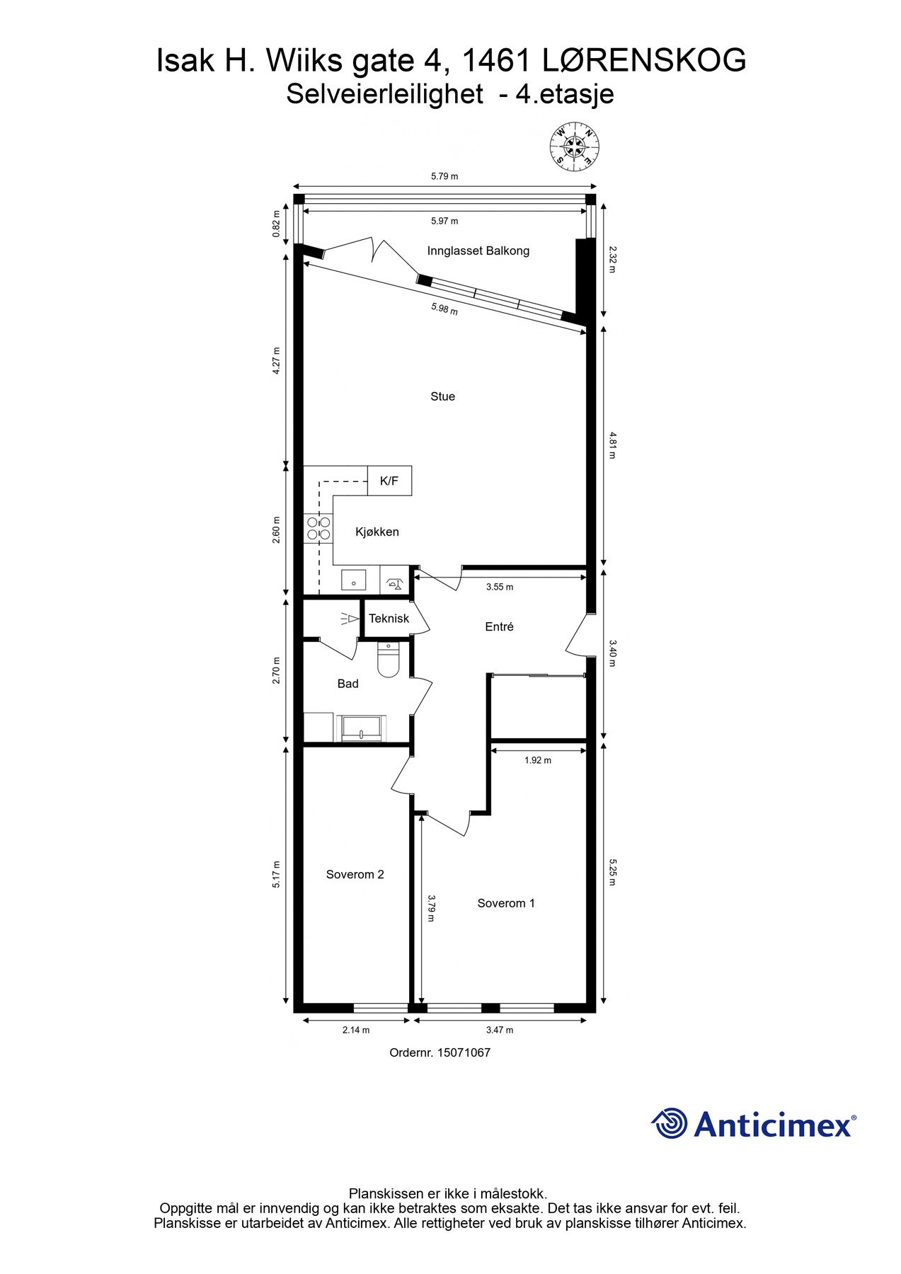 Planskisse. Galleribilde