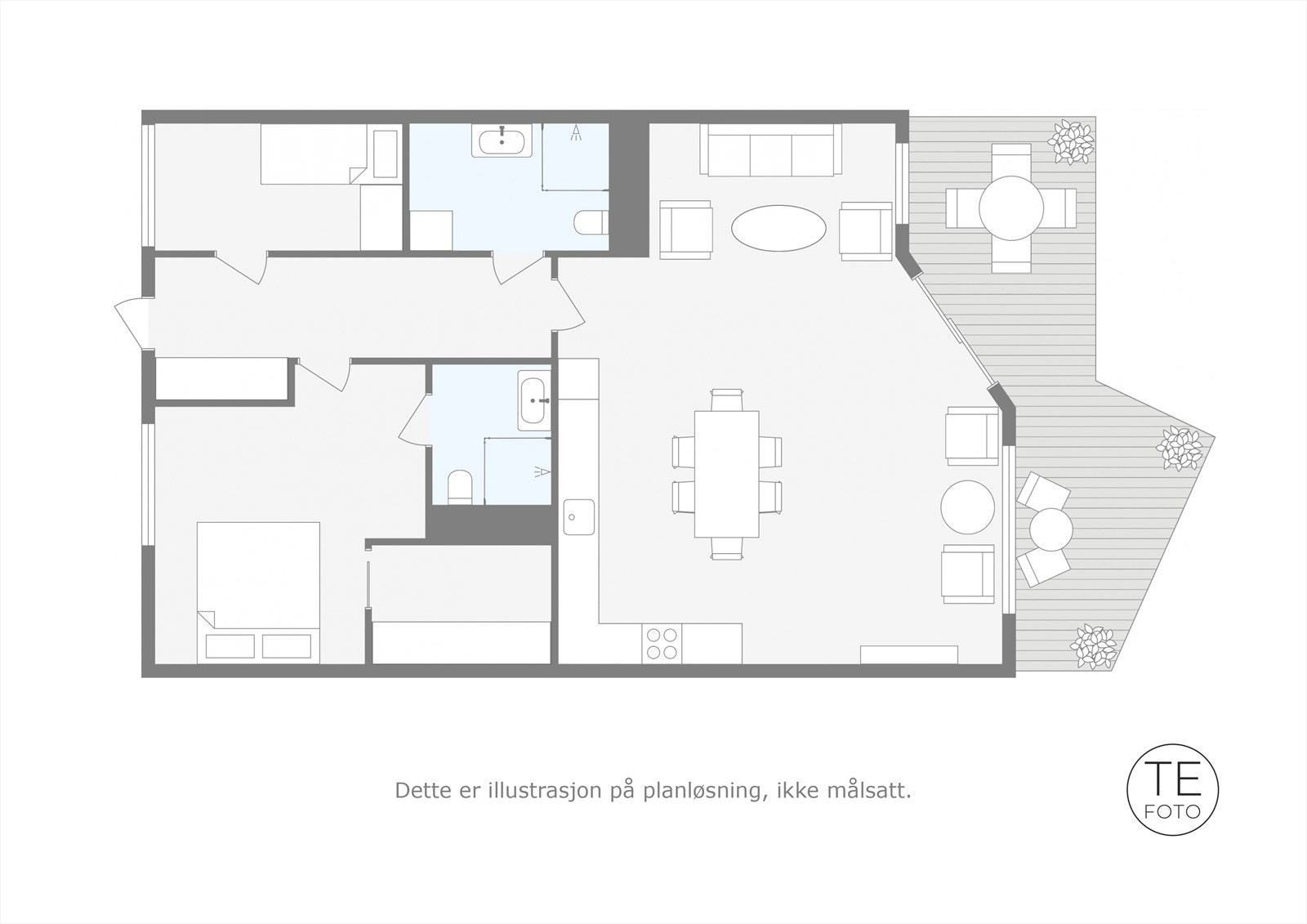 Plantegning. Galleribilde