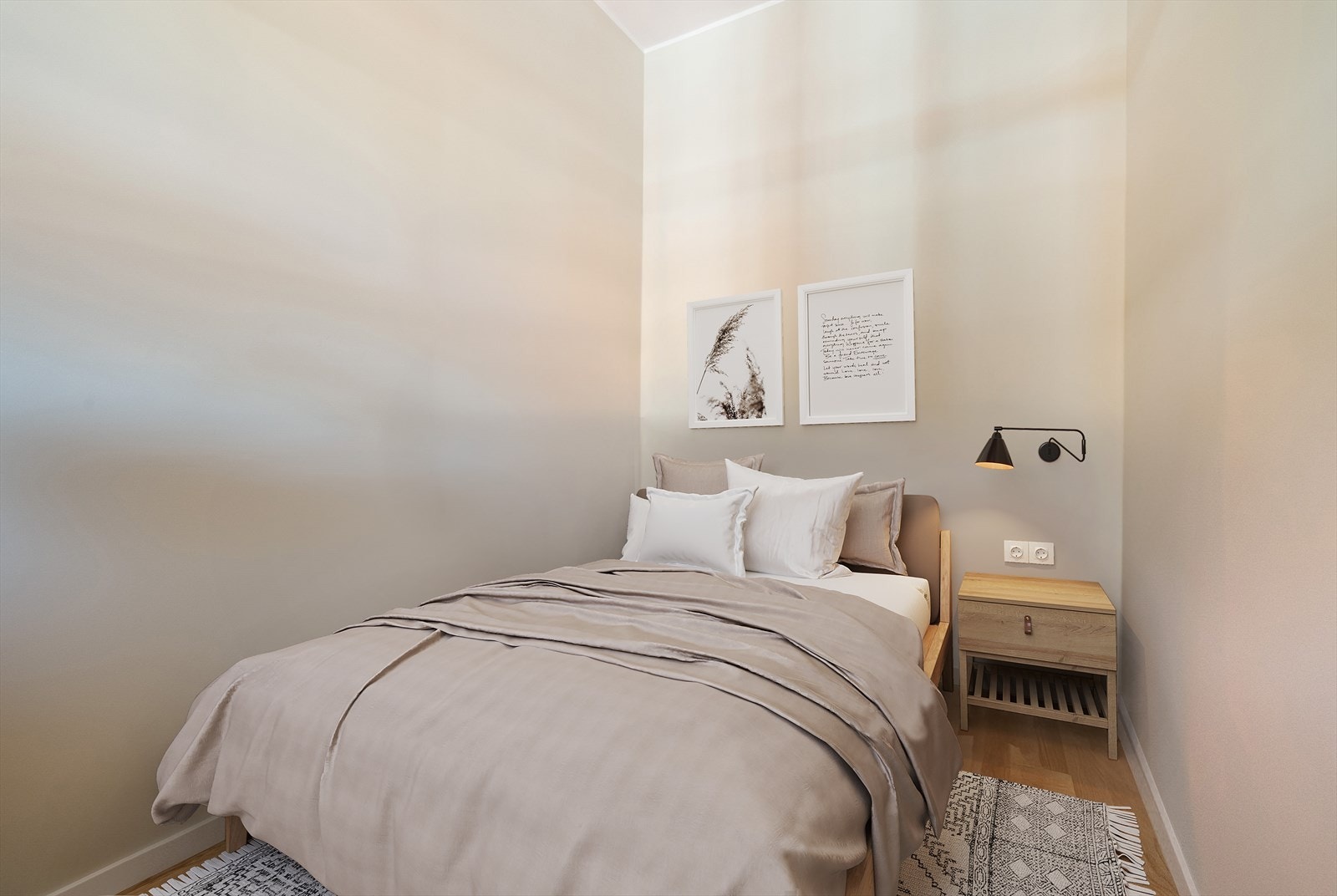 Leilighetens andre soverom. Galleribilde