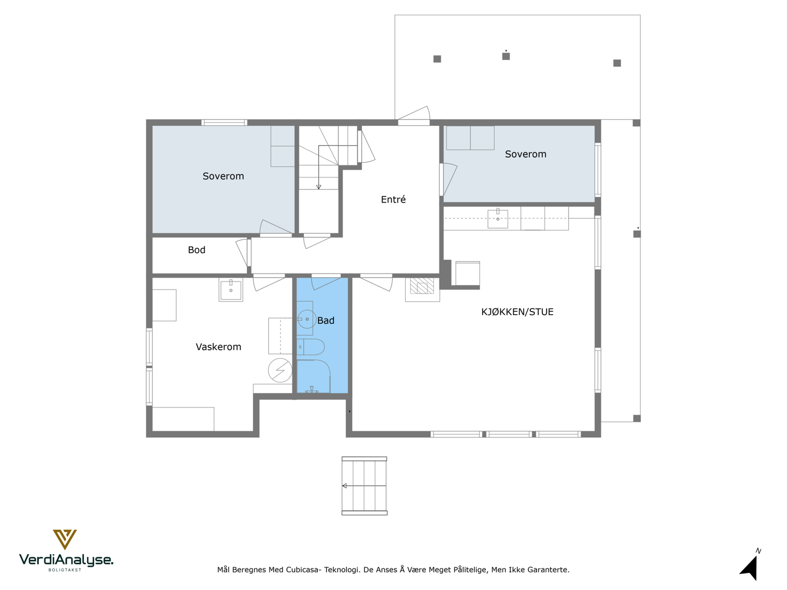 Plantegning u.etg Galleribilde