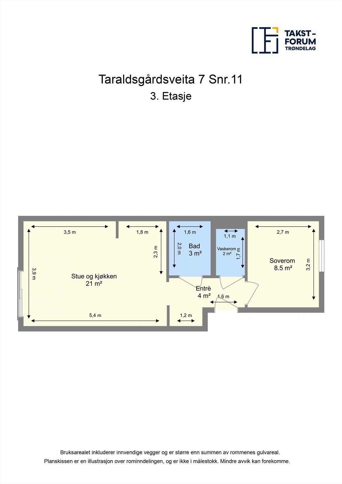 Ta en titt på planløsningen og gjør deg kjent med romfordelingen! Galleribilde