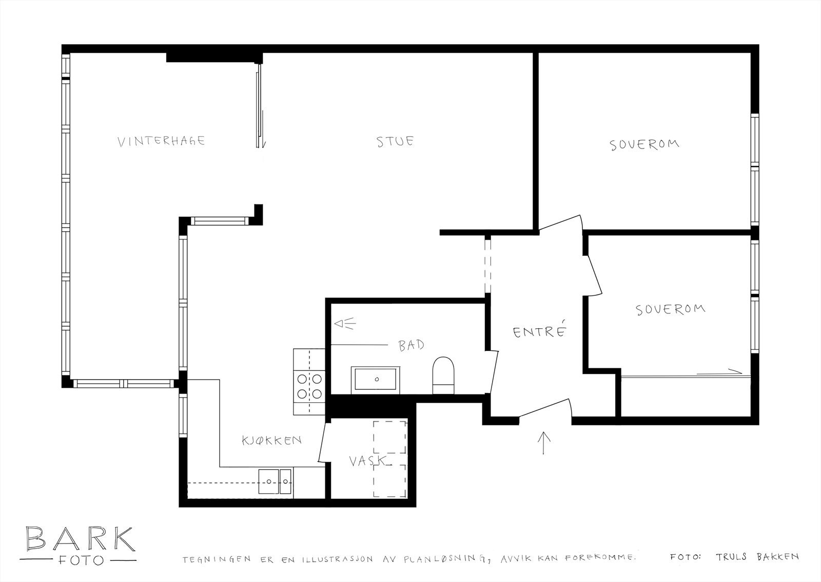 Planskisse. Galleribilde
