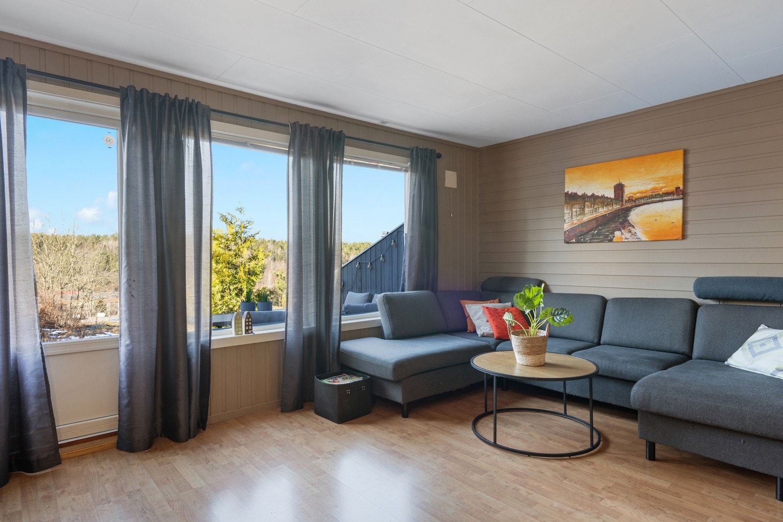 Sofakrok med hyggelig utsyn. Galleribilde