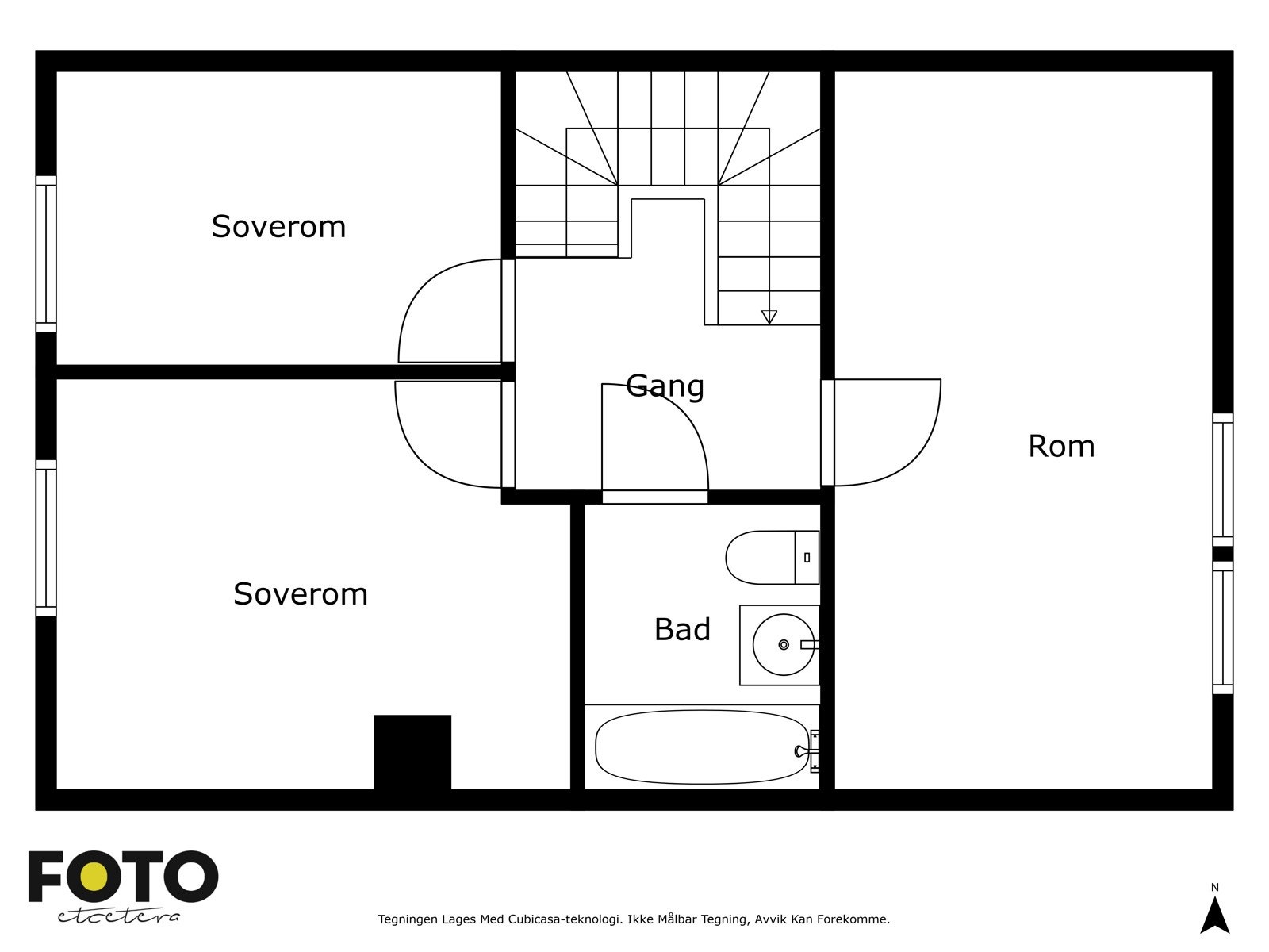 Plantegning - 2.etasje. Galleribilde