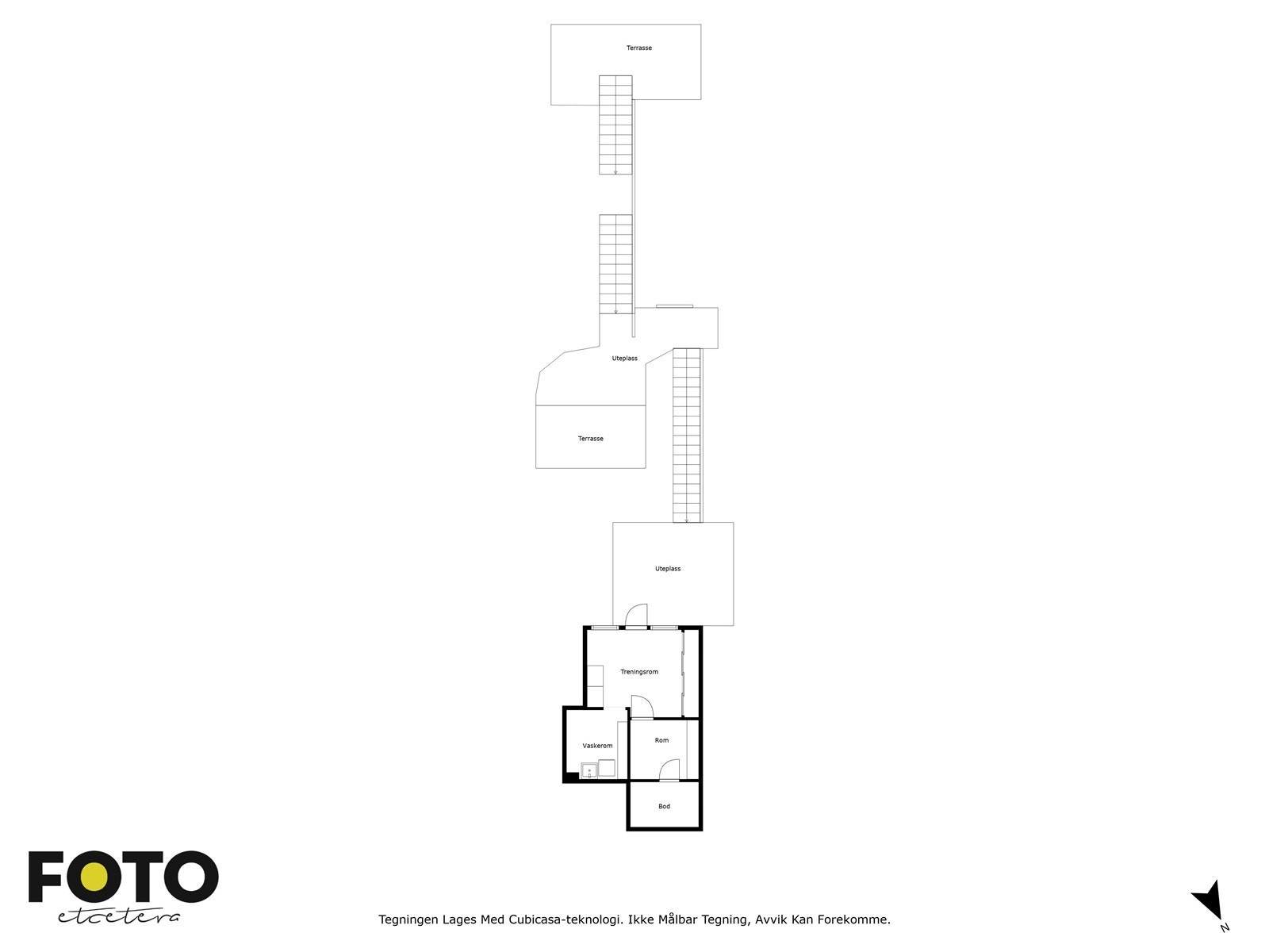 Veiledende plantegning underetasje - Ikke målbar Galleribilde