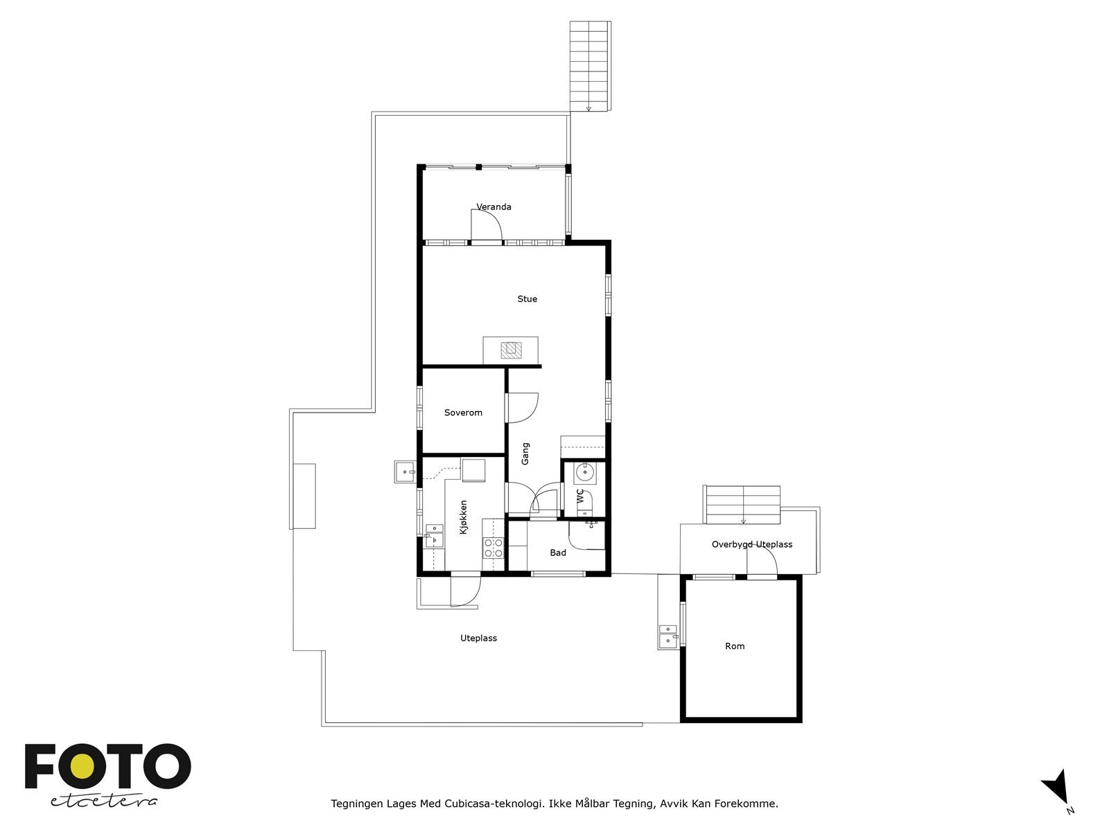 Veiledende plantegning - Ikke målbar Galleribilde