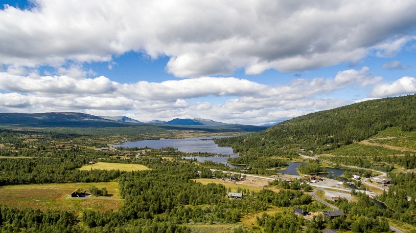 Vaset er et flott område både sommer og vinter Galleribilde