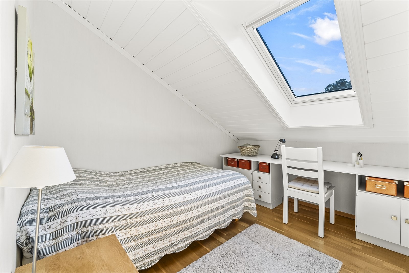 Soverom 3 av 4 ligger på loftet. Galleribilde