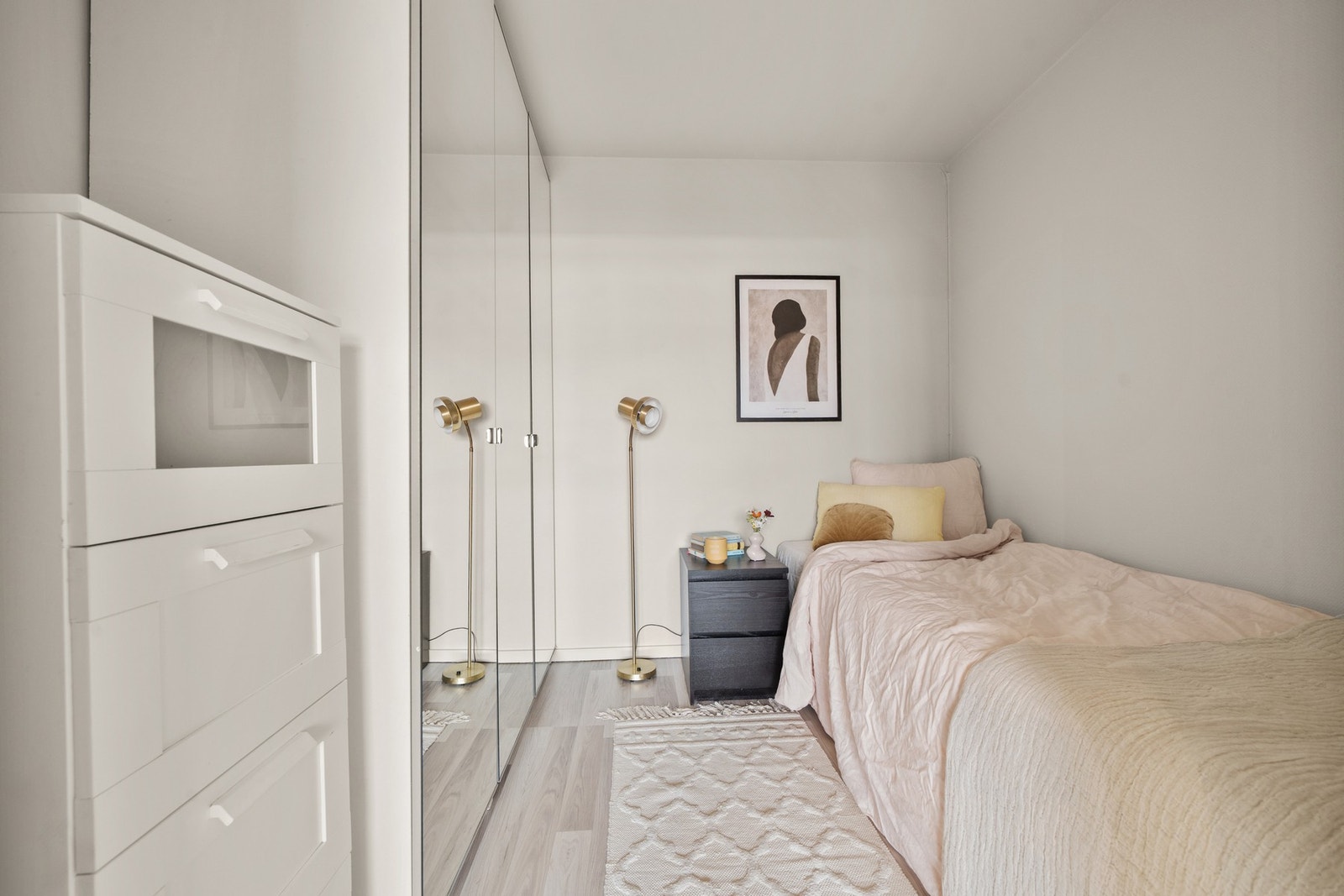 Alkoven fungerer som et naturlig soverom. Galleribilde