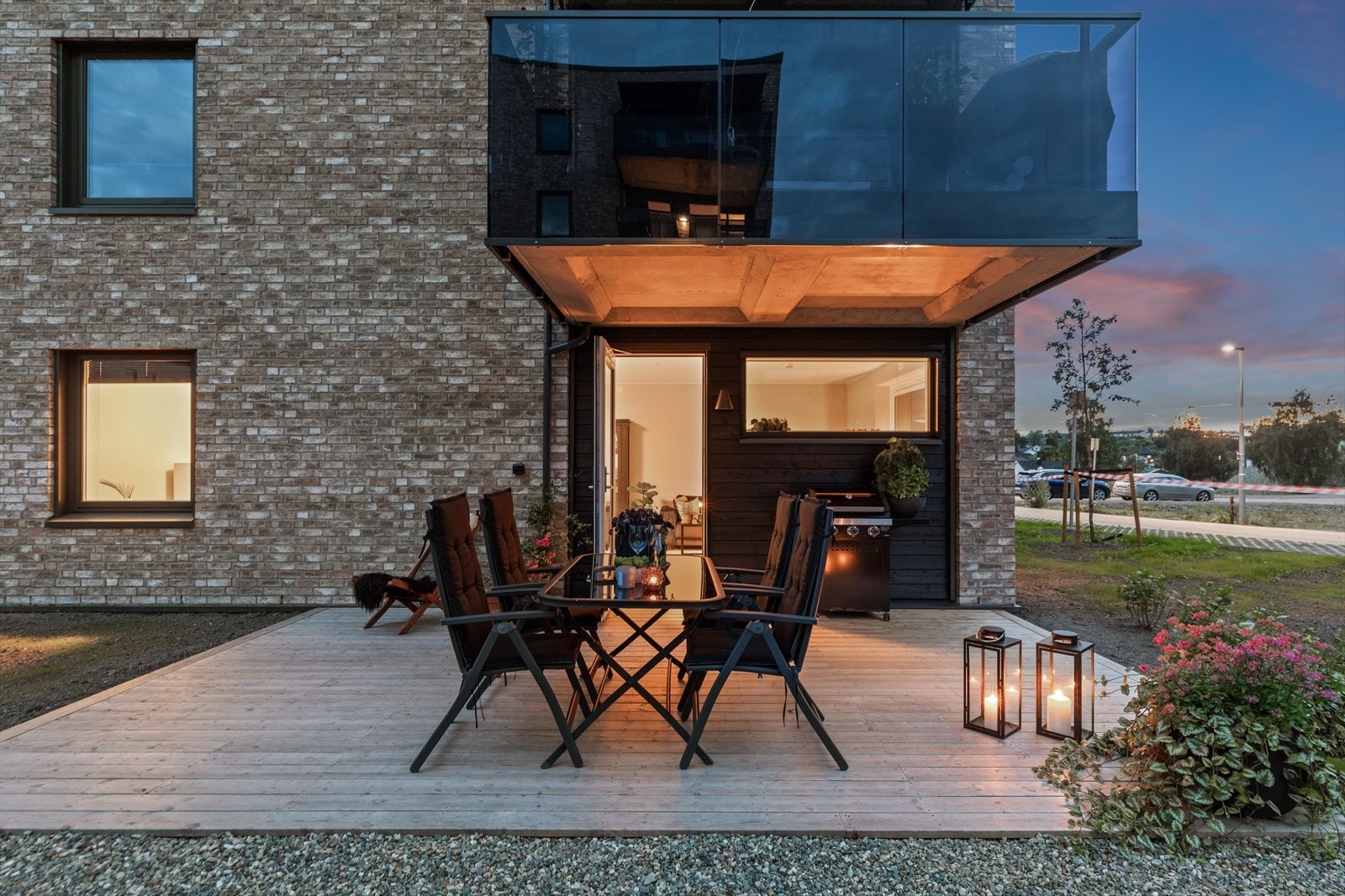 Fra terrassen. Galleribilde