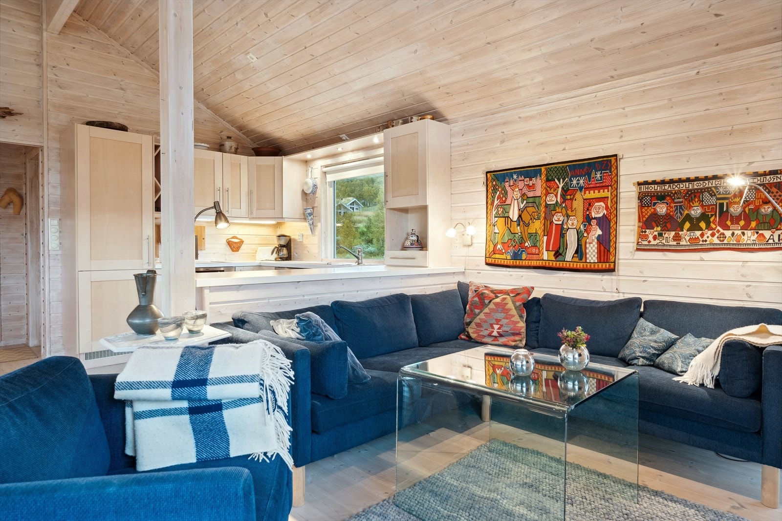 Sofahjørne for avslappende stunder Galleribilde