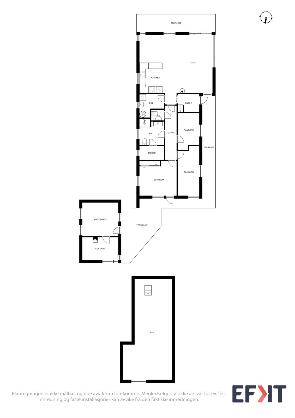 Plantegning Galleribilde