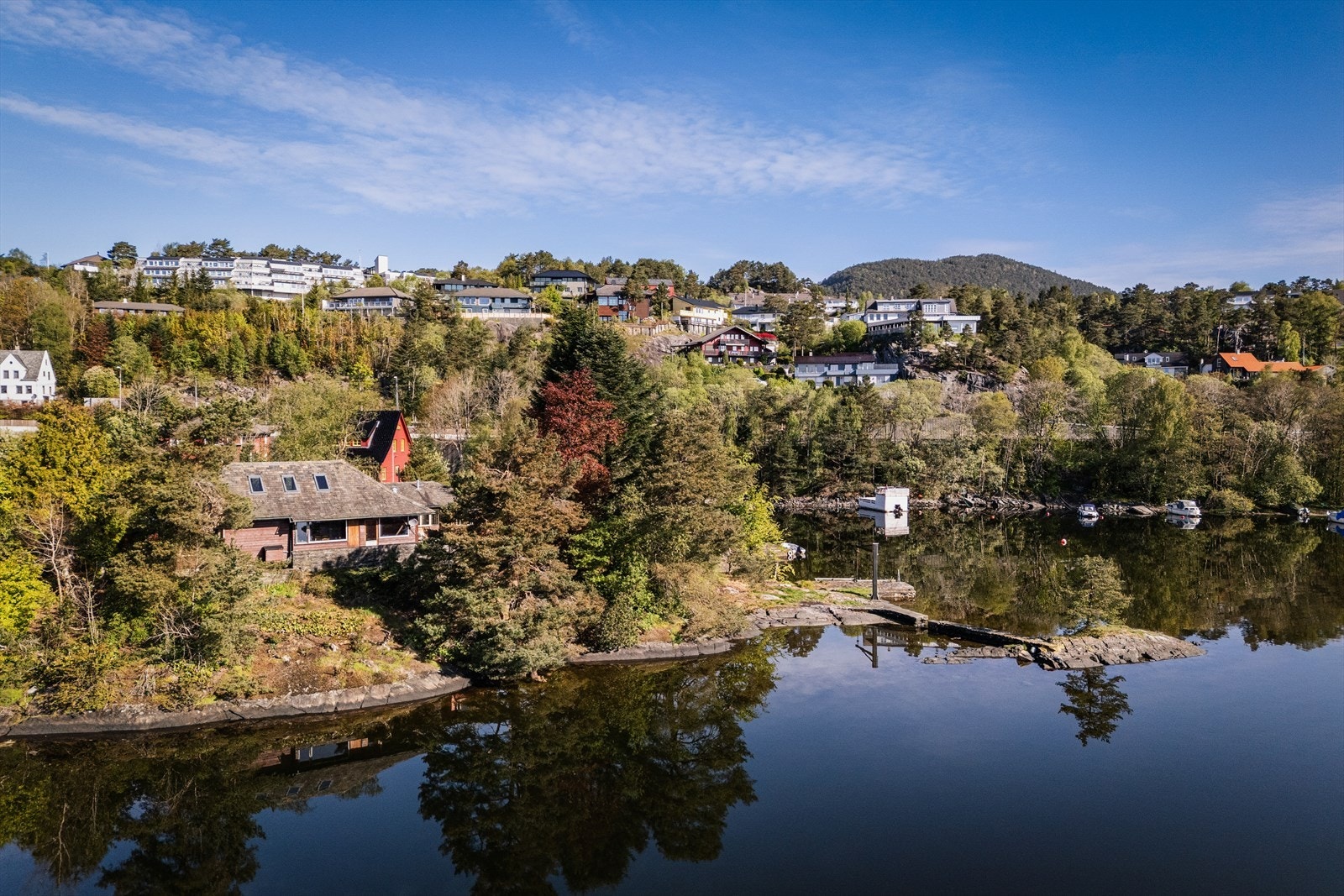 Nede ved sjøen kan du nyte late sommerdager i solen eller ta deg et forfriskende bad når du ønsker. Galleribilde
