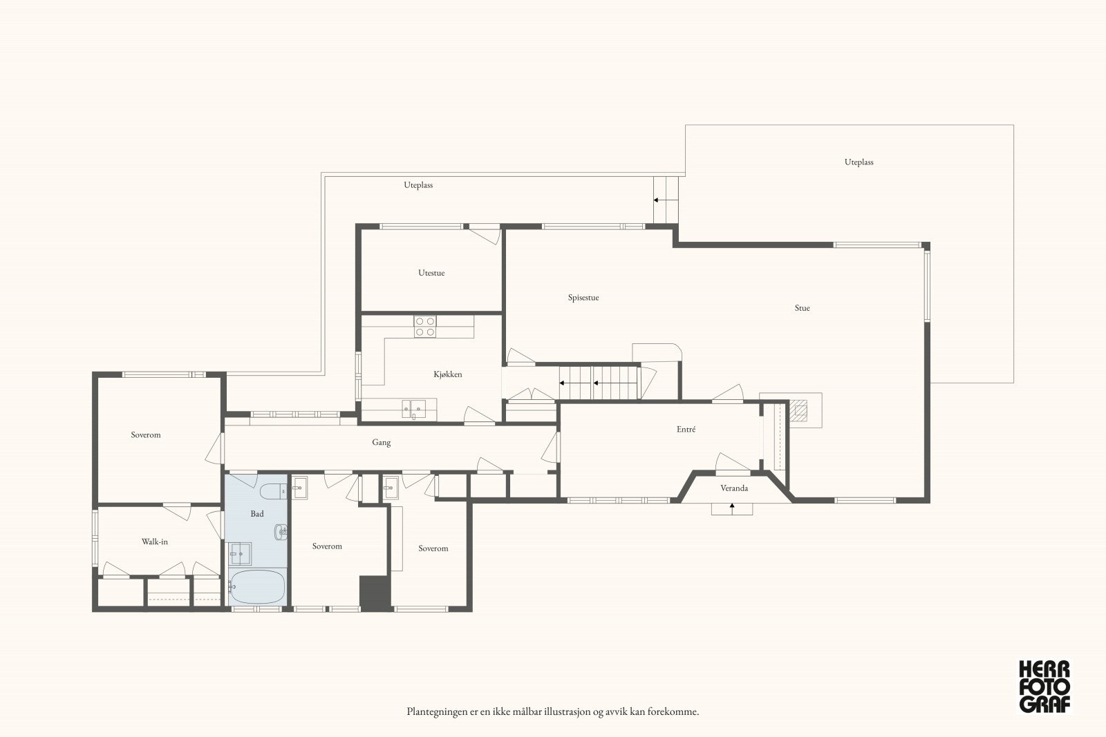 Plantegning. Galleribilde