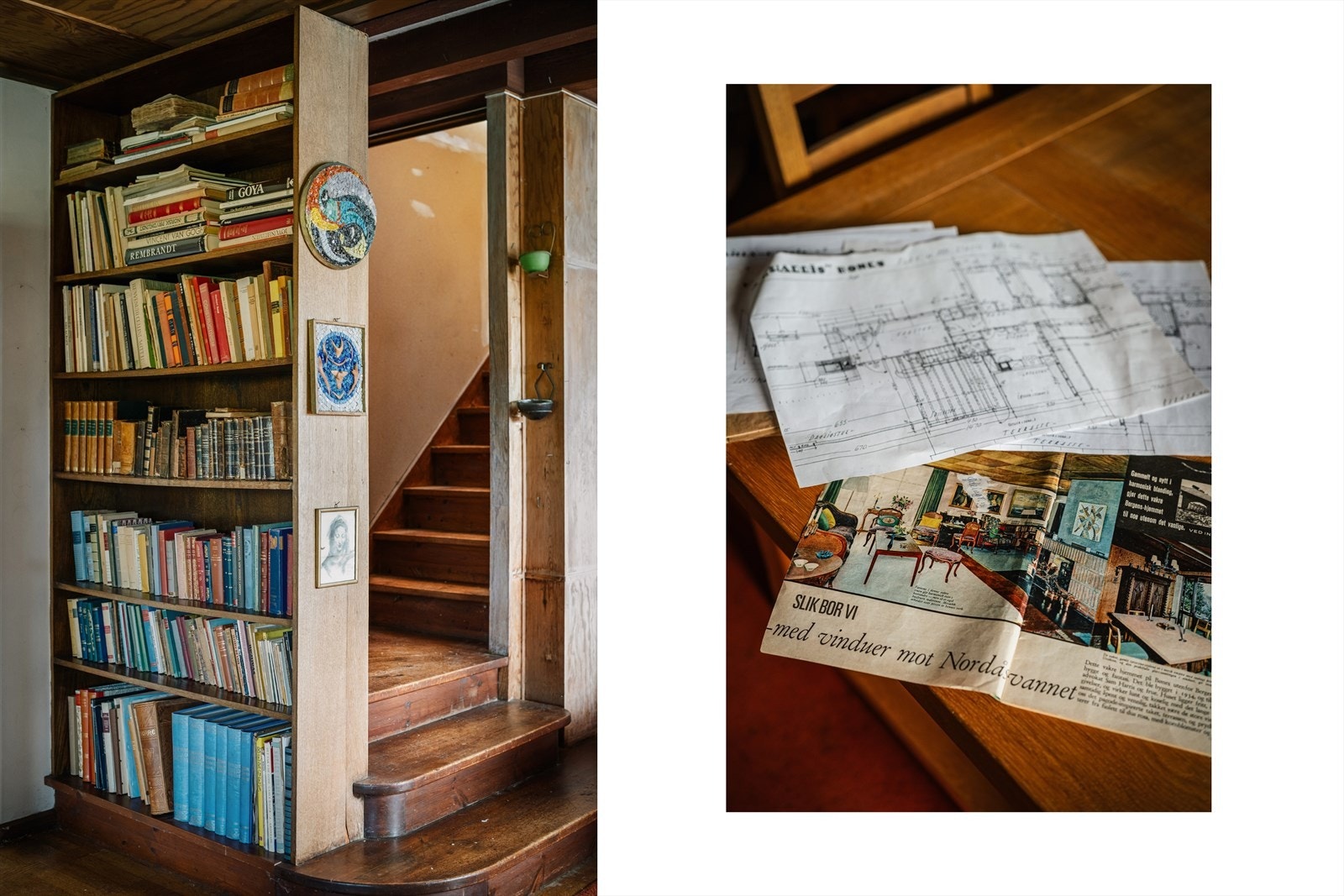 I de originale arkitekttegningene omtales huset som Villa Fagernes, noe som understreker den solide og representable stilen. Galleribilde