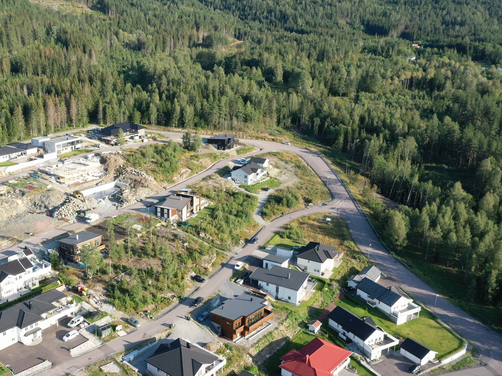 Melumenga, Åmot. Dronebilde fra 2022.