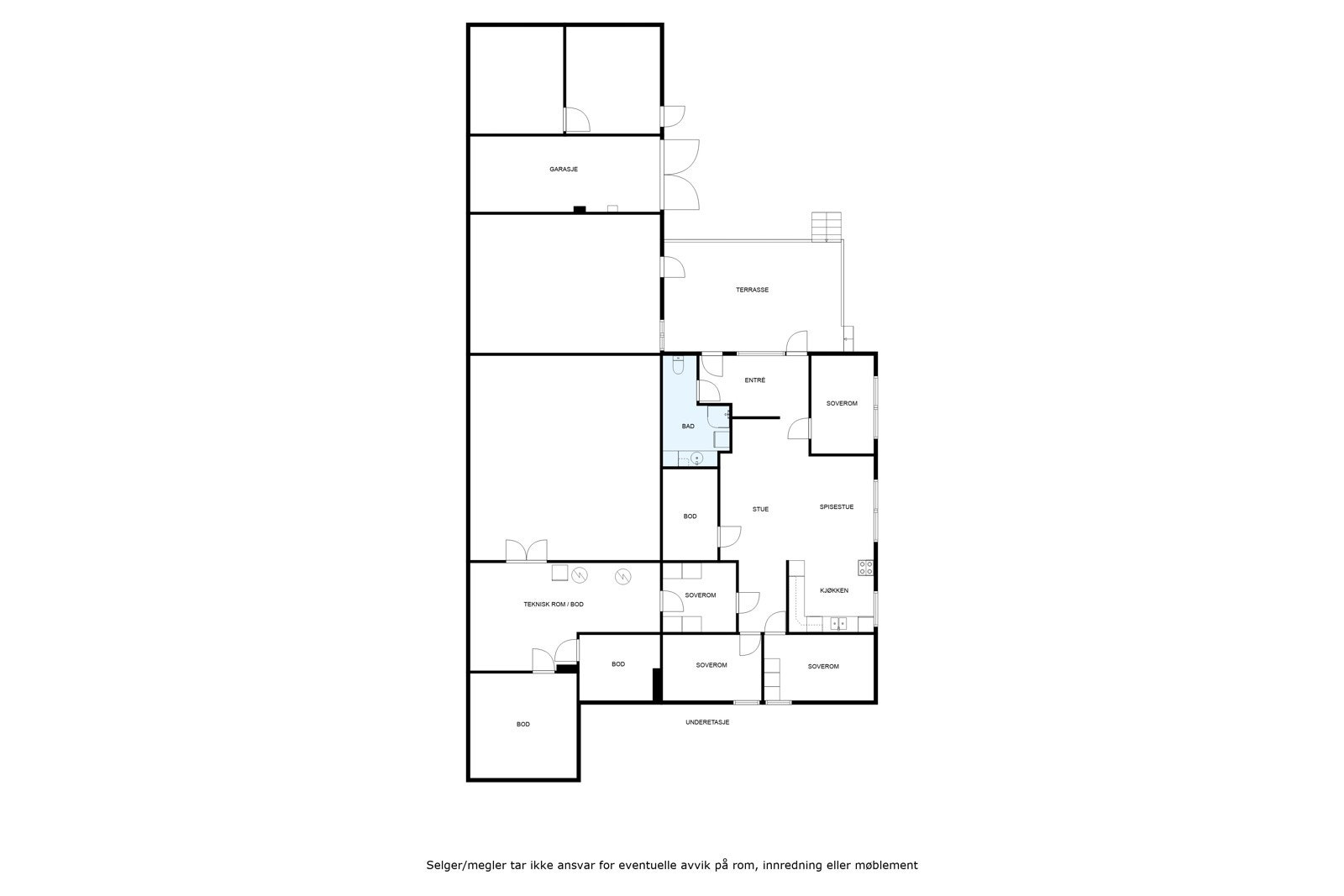 Plantegning Galleribilde