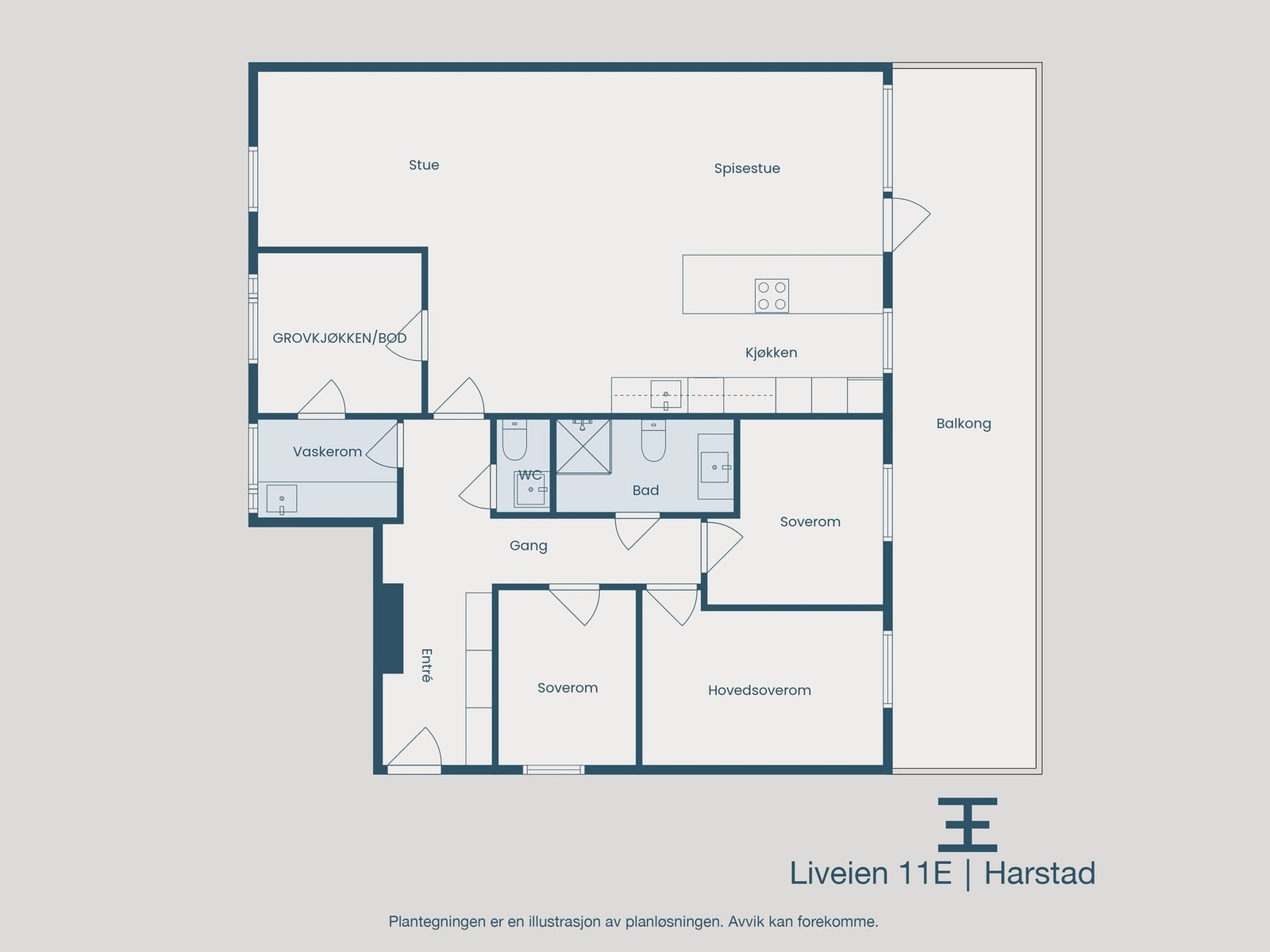 Plantegning Galleribilde