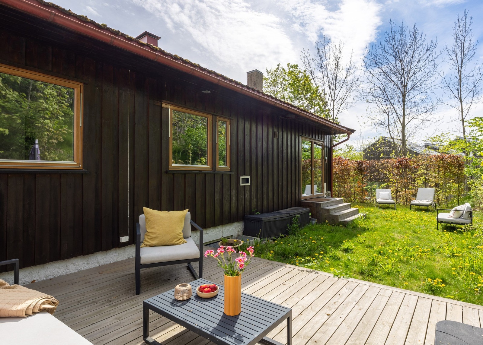 Her kan man nyte lange sommerdager. Galleribilde