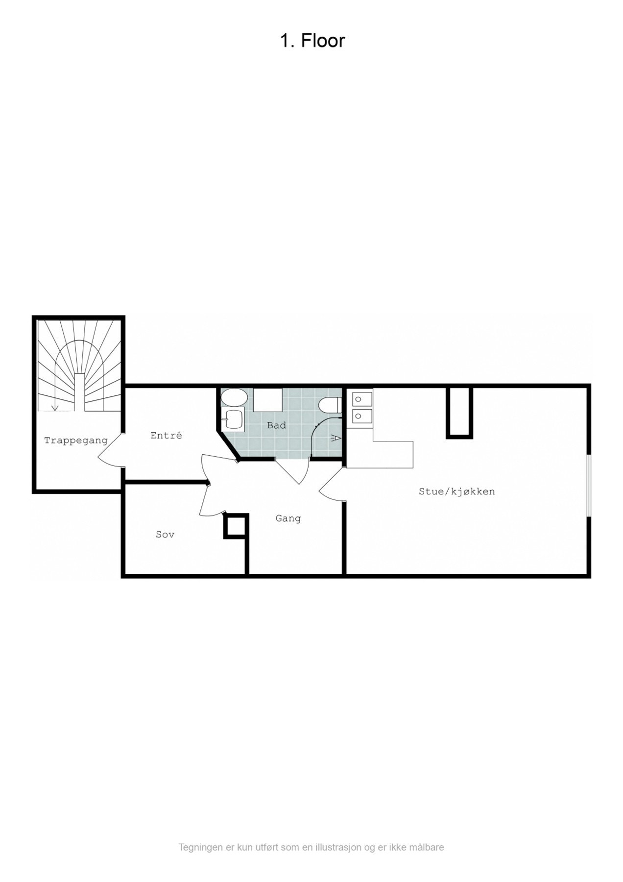 Plantegning Loft Galleribilde