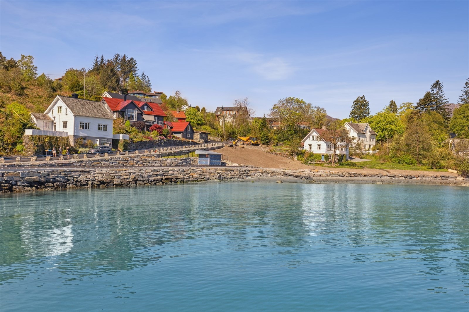 Badestrand i Breivikjo. Galleribilde