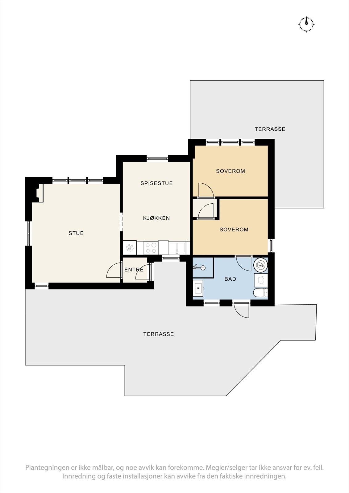 Plantegning Galleribilde