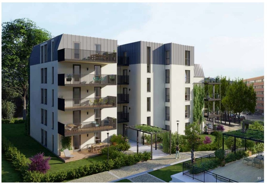 Illustrasjonsbilder hentet fra prosjektet - endringer kan forekomme. Leiligheten vist nede til venstre. Galleribilde