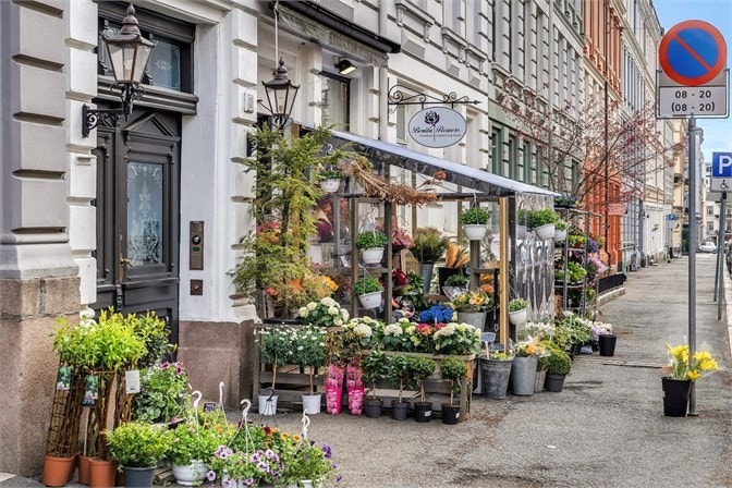 Frogner er kjent for sin sjarmerende atmosfære og nærhet til alt du måtte trenge. Bonita Blomster finner du kun få minutters gange fra leiligheten. Galleribilde