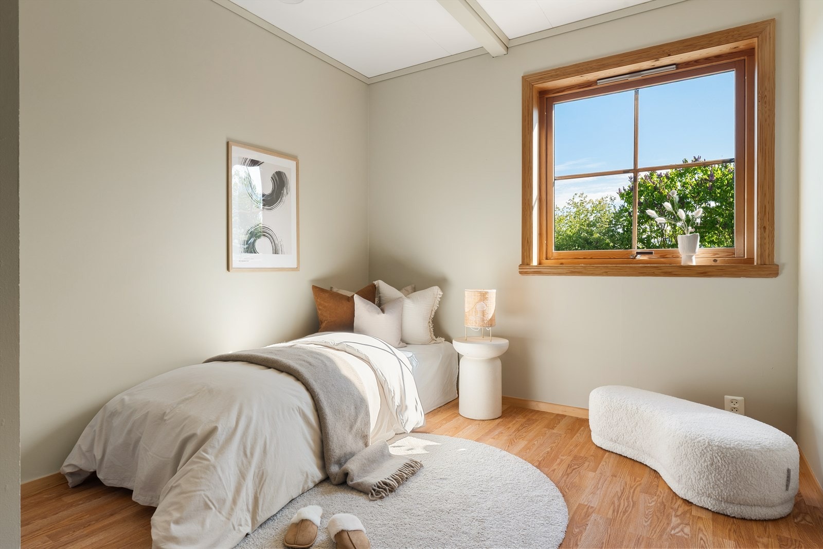 soverom nr. 3 passer ypperlig som barnerom eller hjemmekontor. Galleribilde