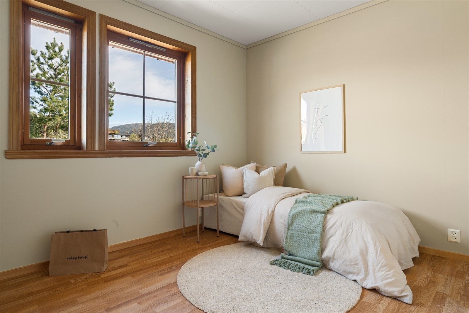 Soverom nr. 2 lar seg også enkelt innrede etter ønsket behov. Galleribilde