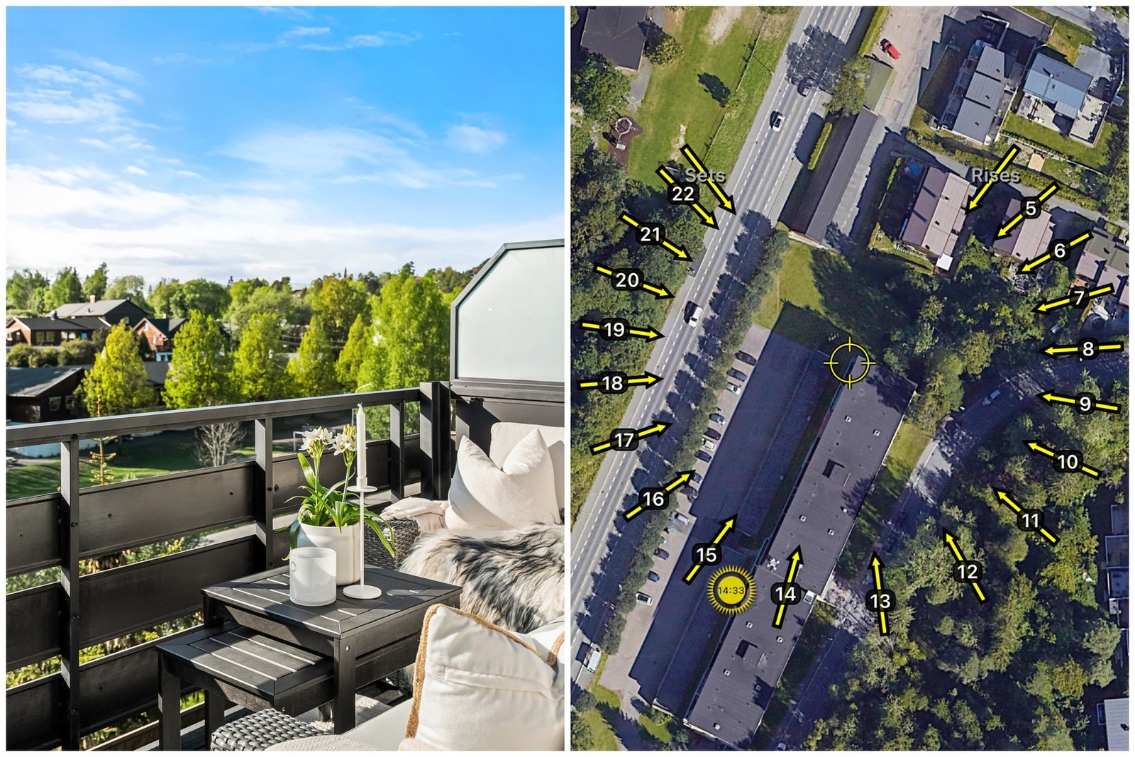 Gode solforhold til sent på kveld. Galleribilde