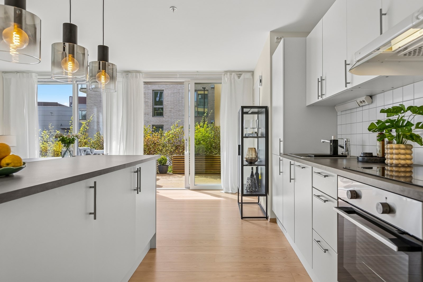 Leiligheten har en arealeffektiv planløsning og pen standard fra 2021. Galleribilde