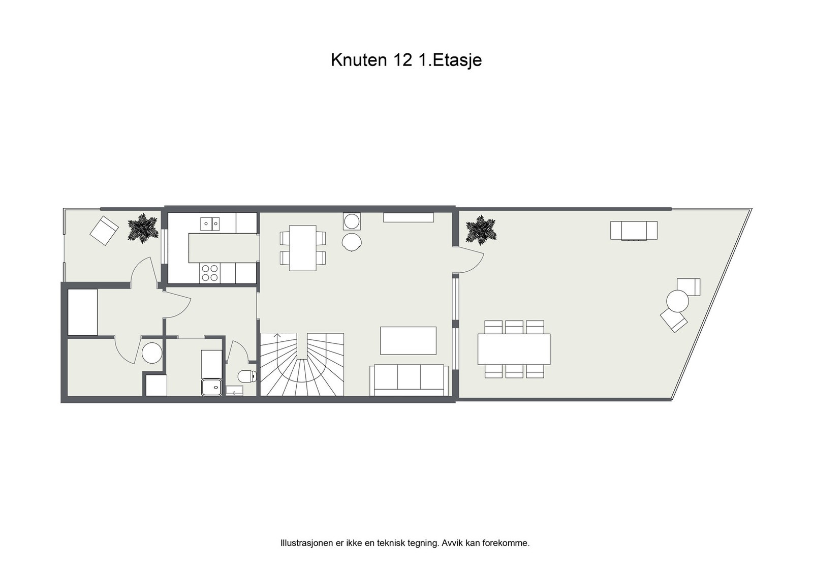 Plantegning 1.etasje. Galleribilde