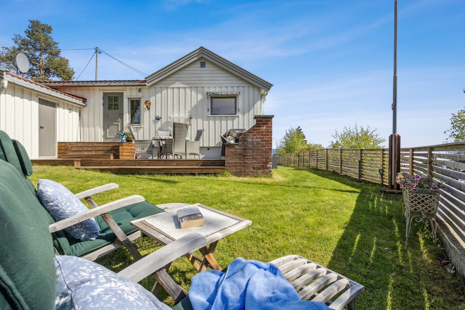 Her kan du nyte solrike dager. Galleribilde