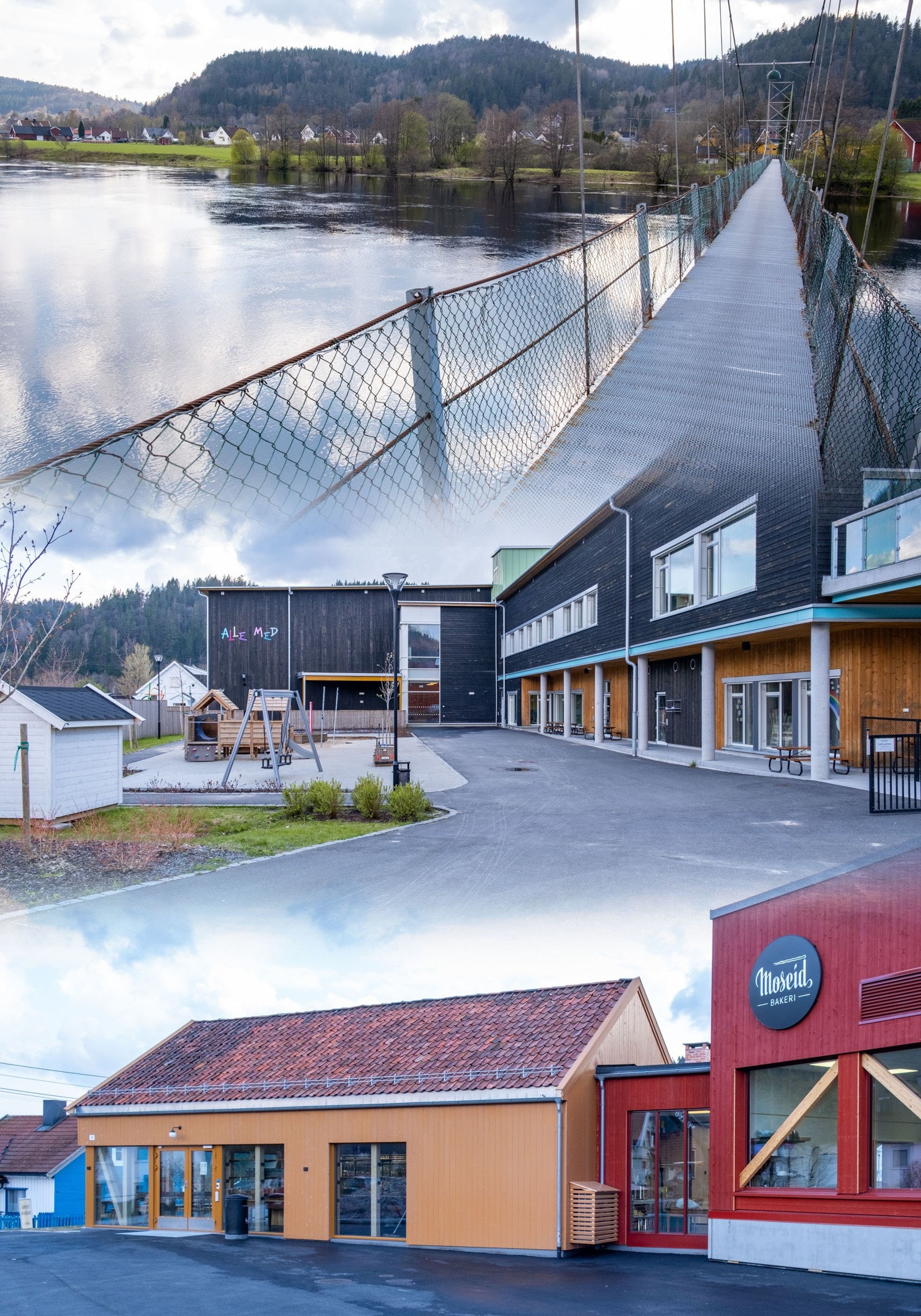 Fra eiendommen er det ca. 1,5 km til Mosby oppvekstsenter med SFO, barnehage og skole for 1. - 7. trinn. Galleribilde