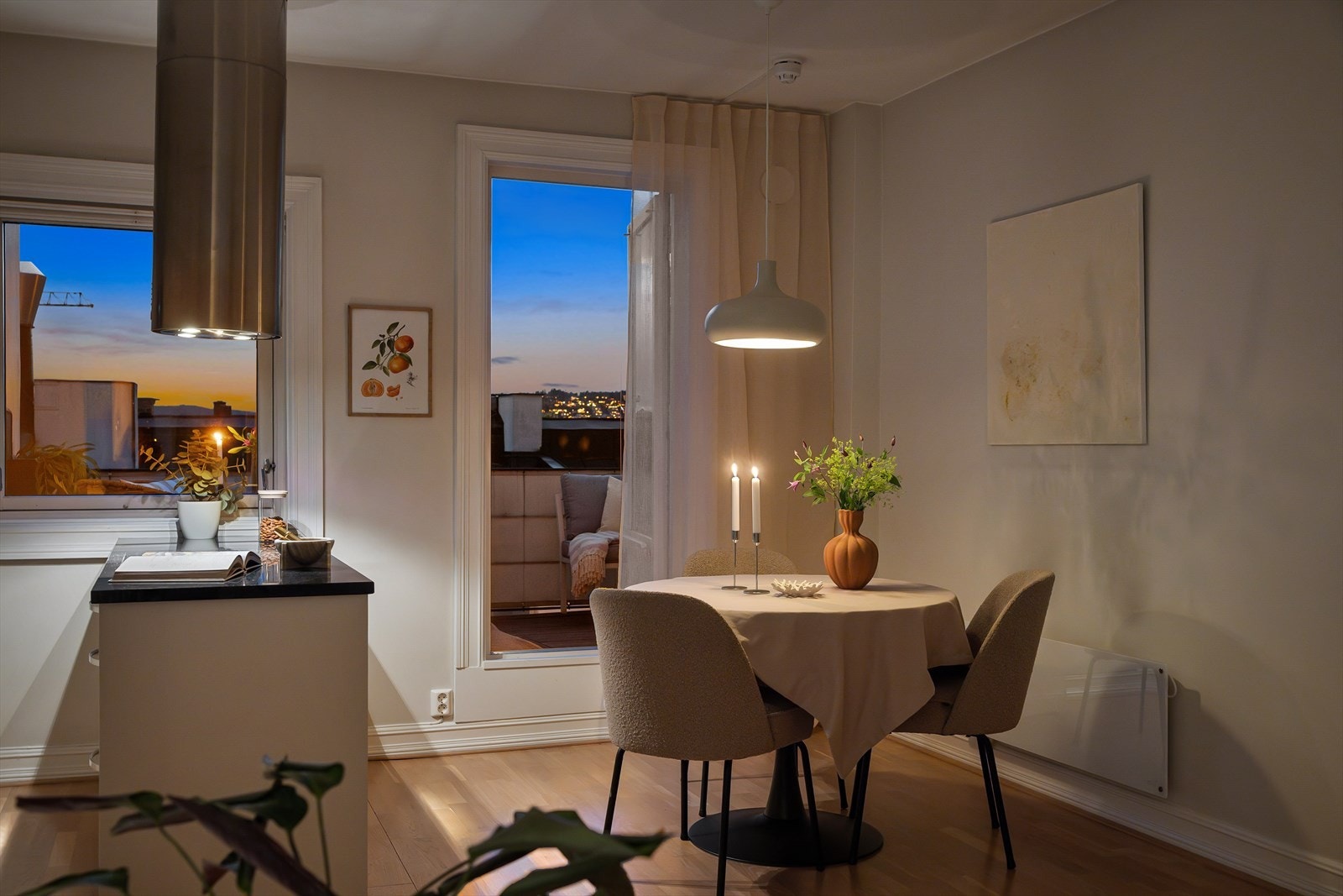 Kveldsstemning Galleribilde