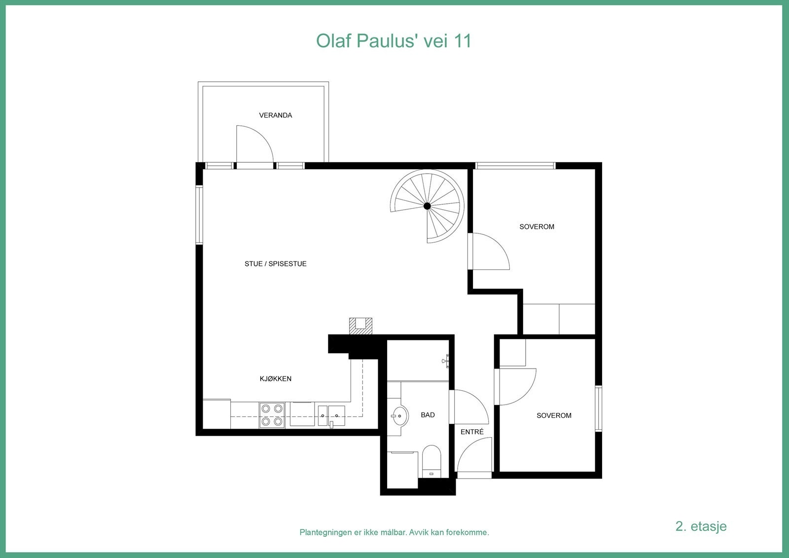 Plantegning Galleribilde