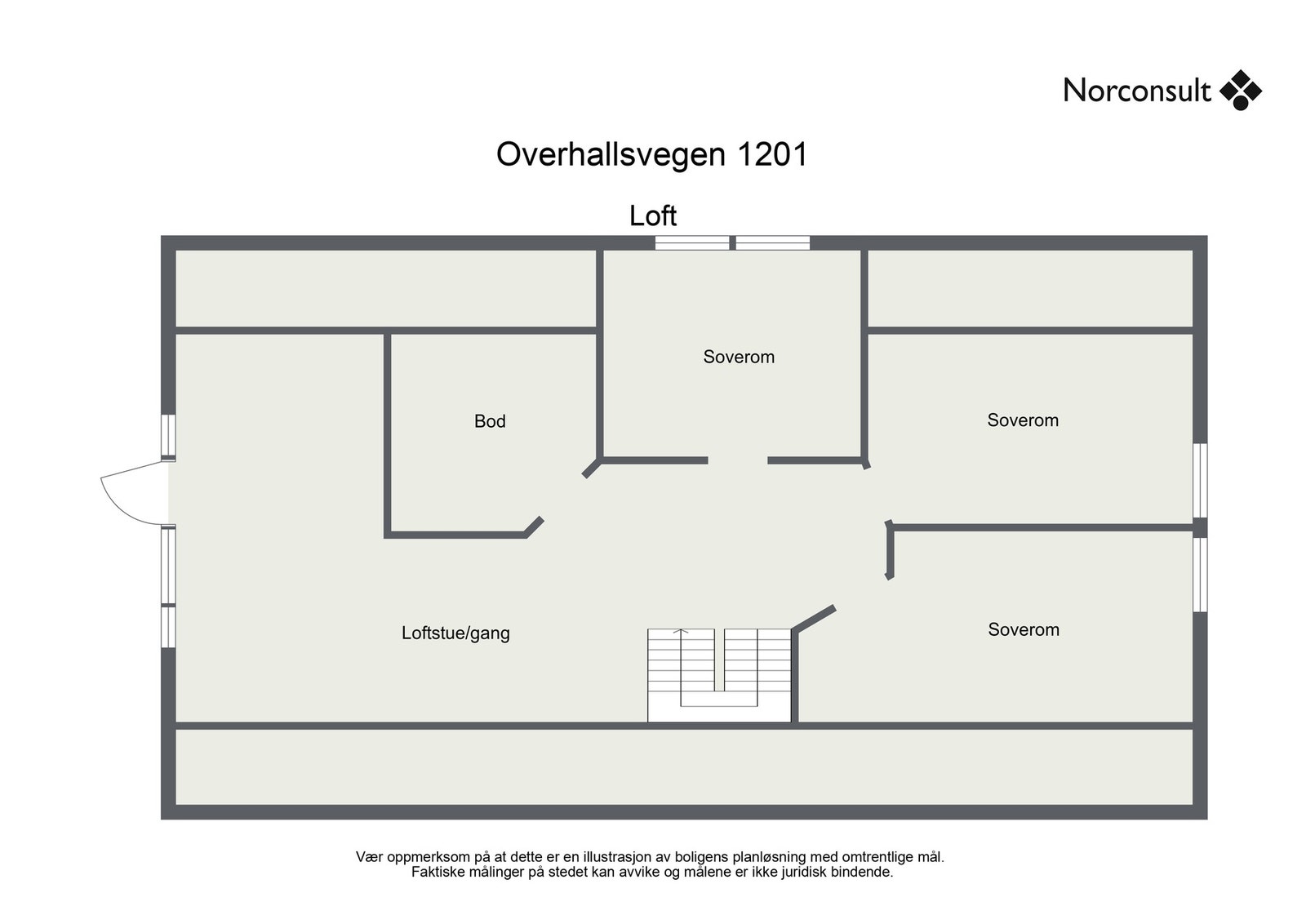 Boligens planskisse - Loft Galleribilde