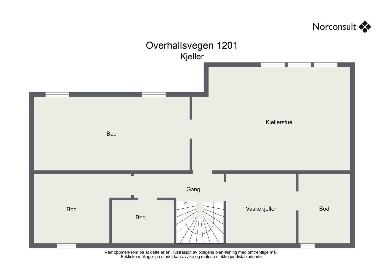 Boligens planskisse - Kjeller Galleribilde
