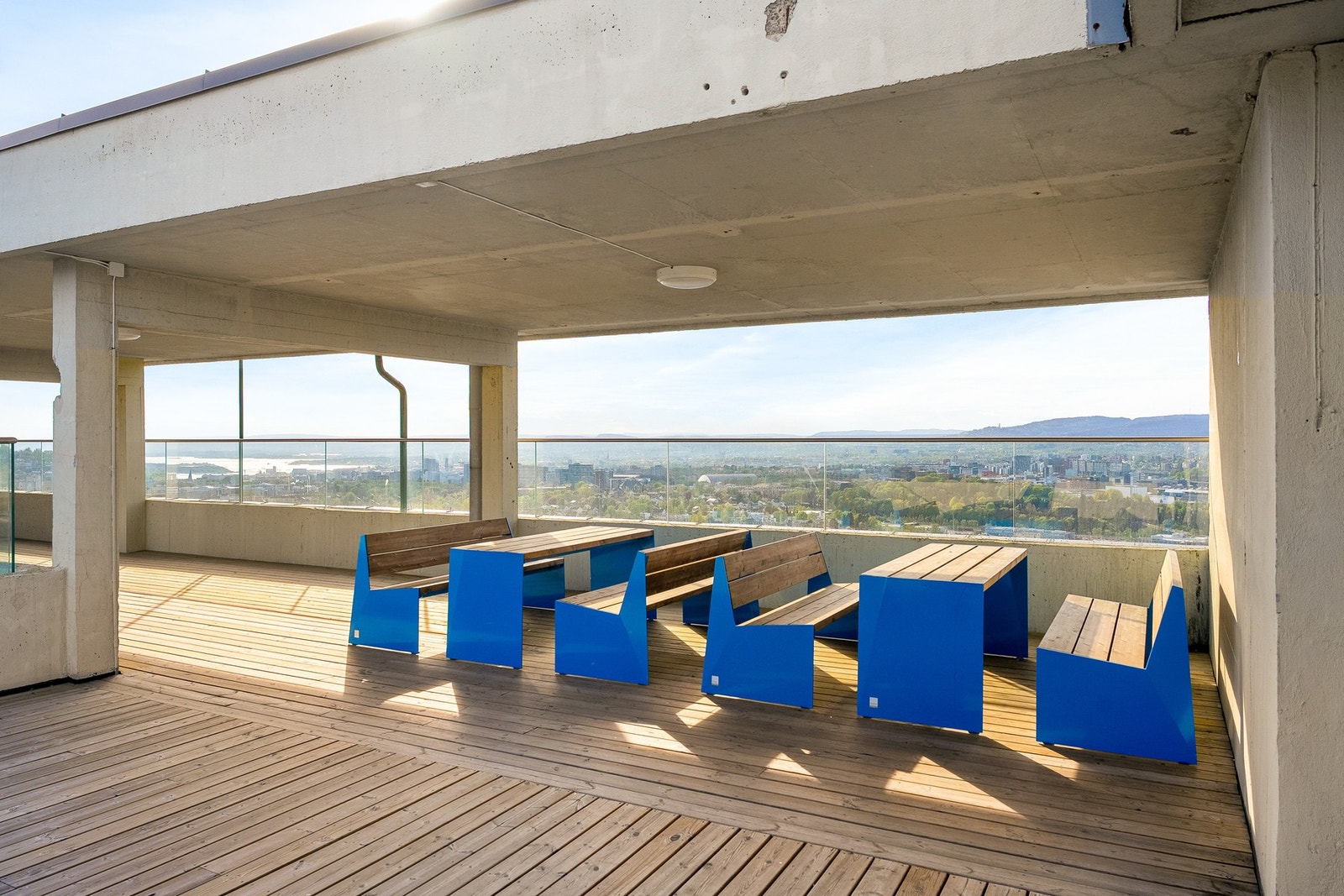 Felles takterrasse til glede for alle beboere. Galleribilde