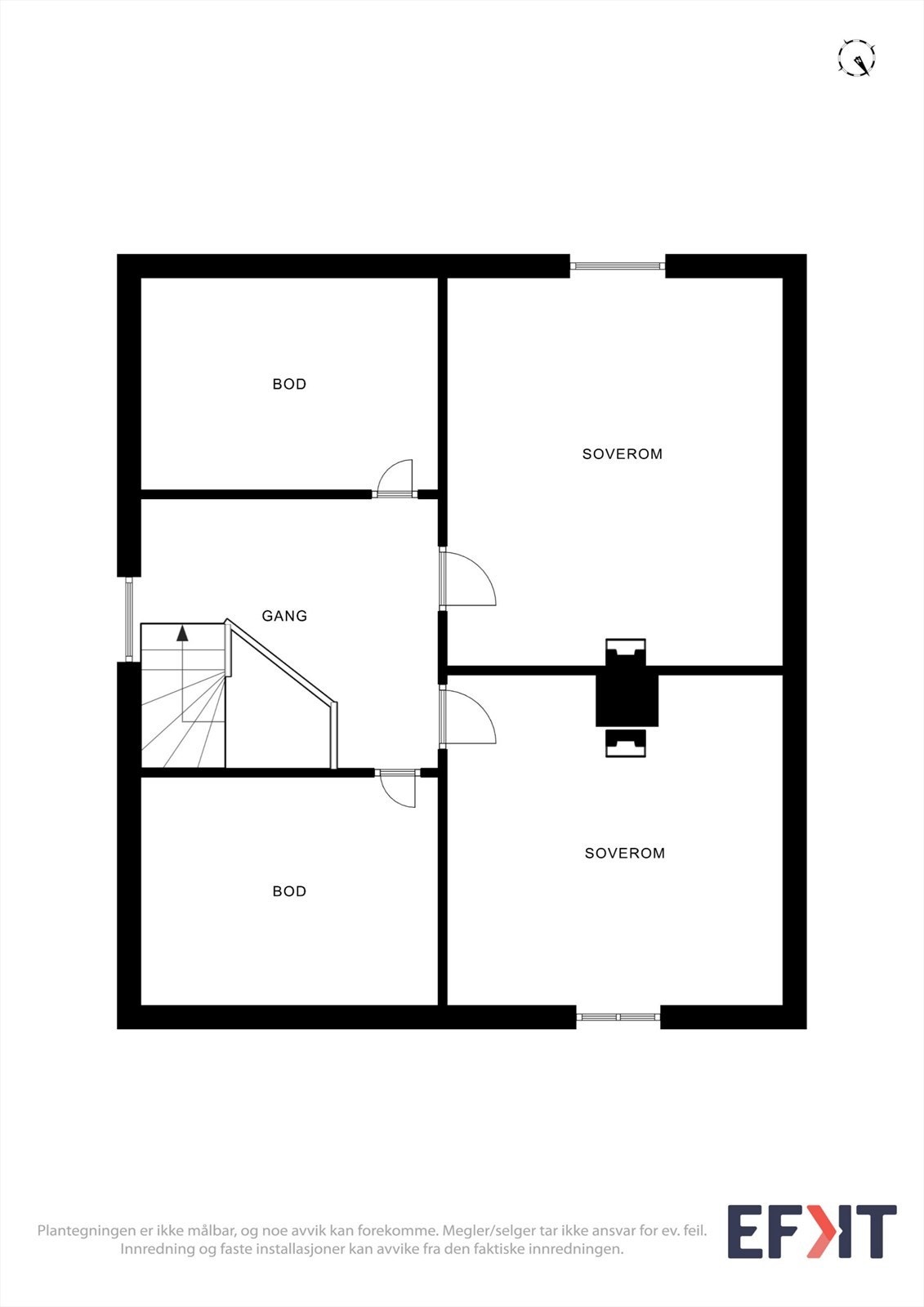 Plantegning 2.etg. Galleribilde
