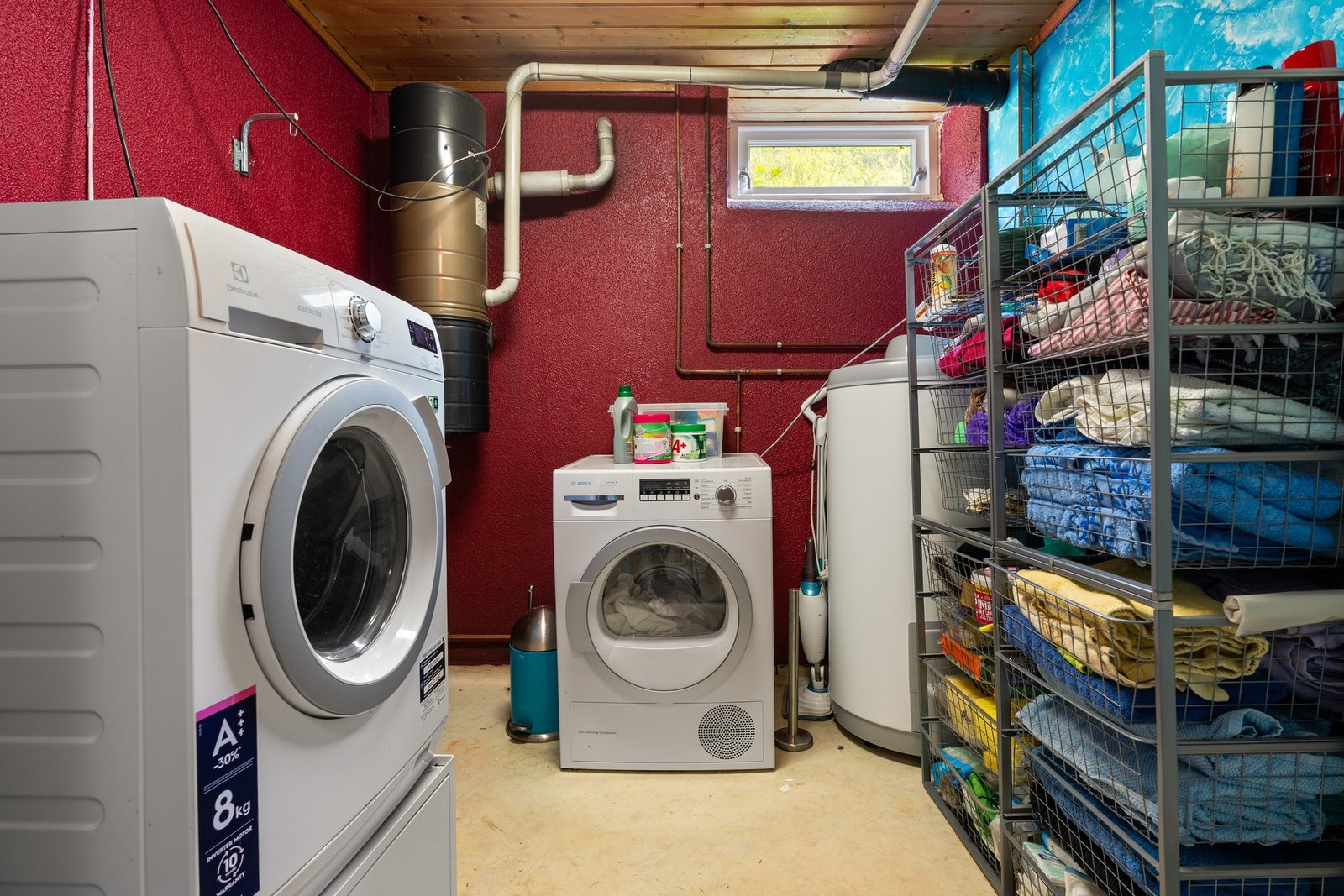 Vaskerom i underetasjen på 4,6 kvm. Galleribilde