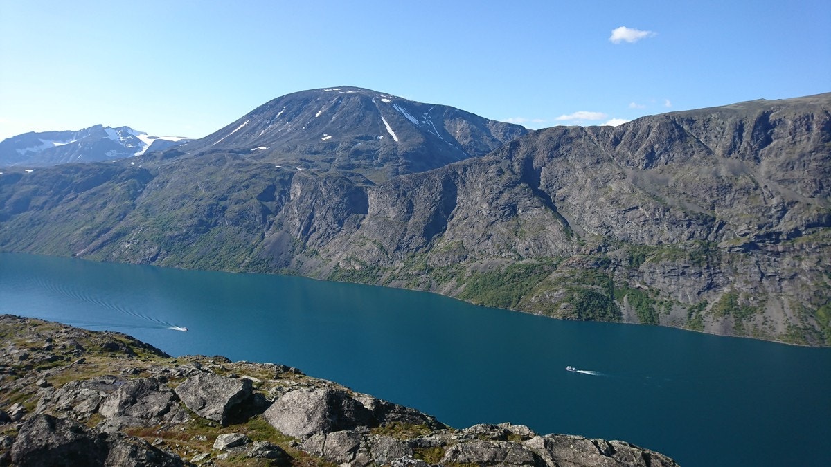 Båtene på Bygdin Galleribilde