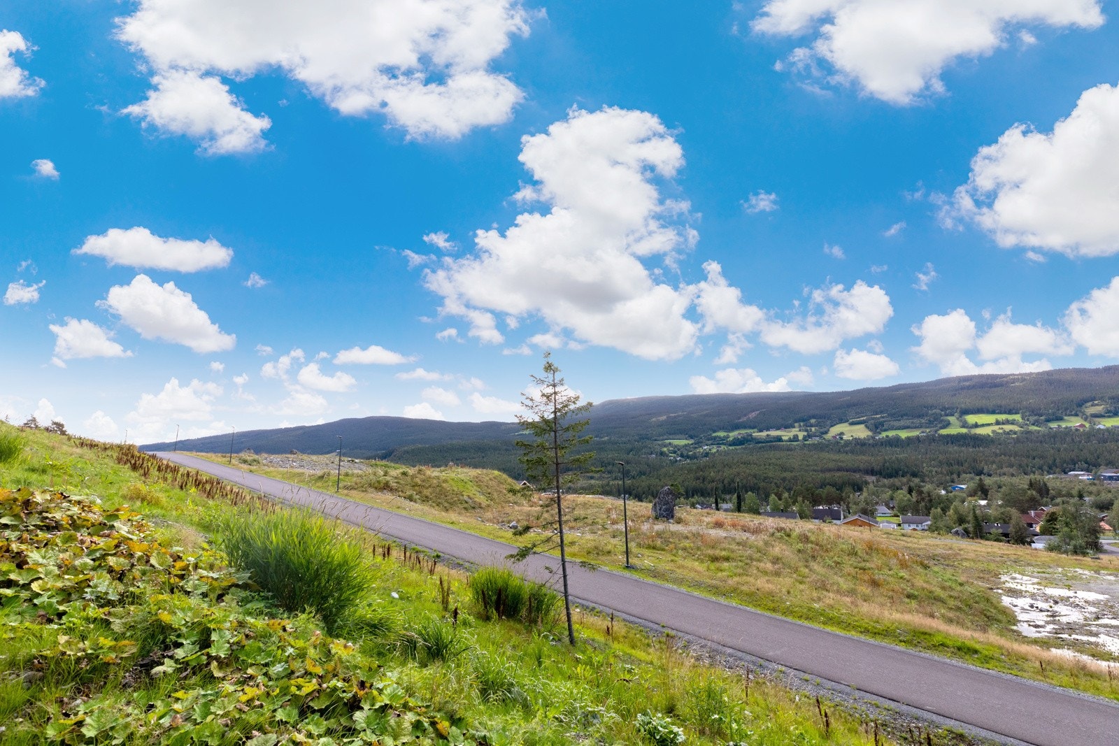 Tomteareal varierer fra ca. 870 kvm til ca. 1400 kvm Galleribilde