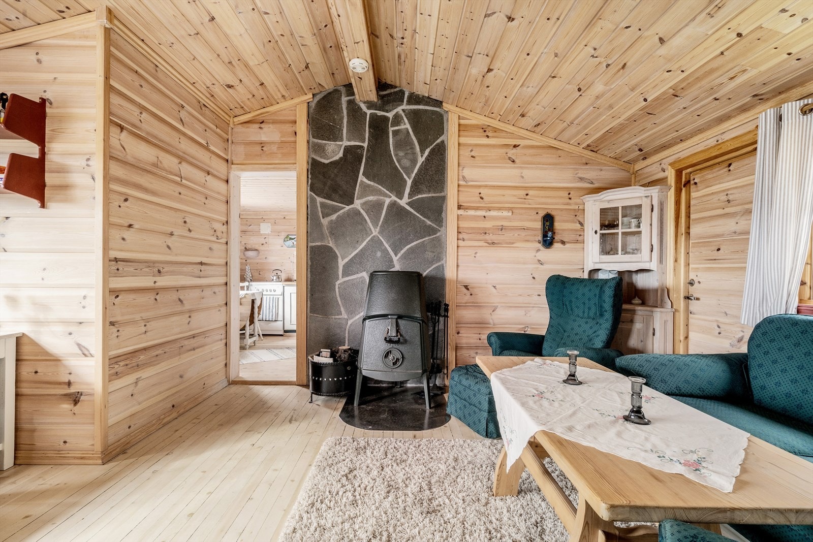 I stuen er det god plass til møblement. Galleribilde