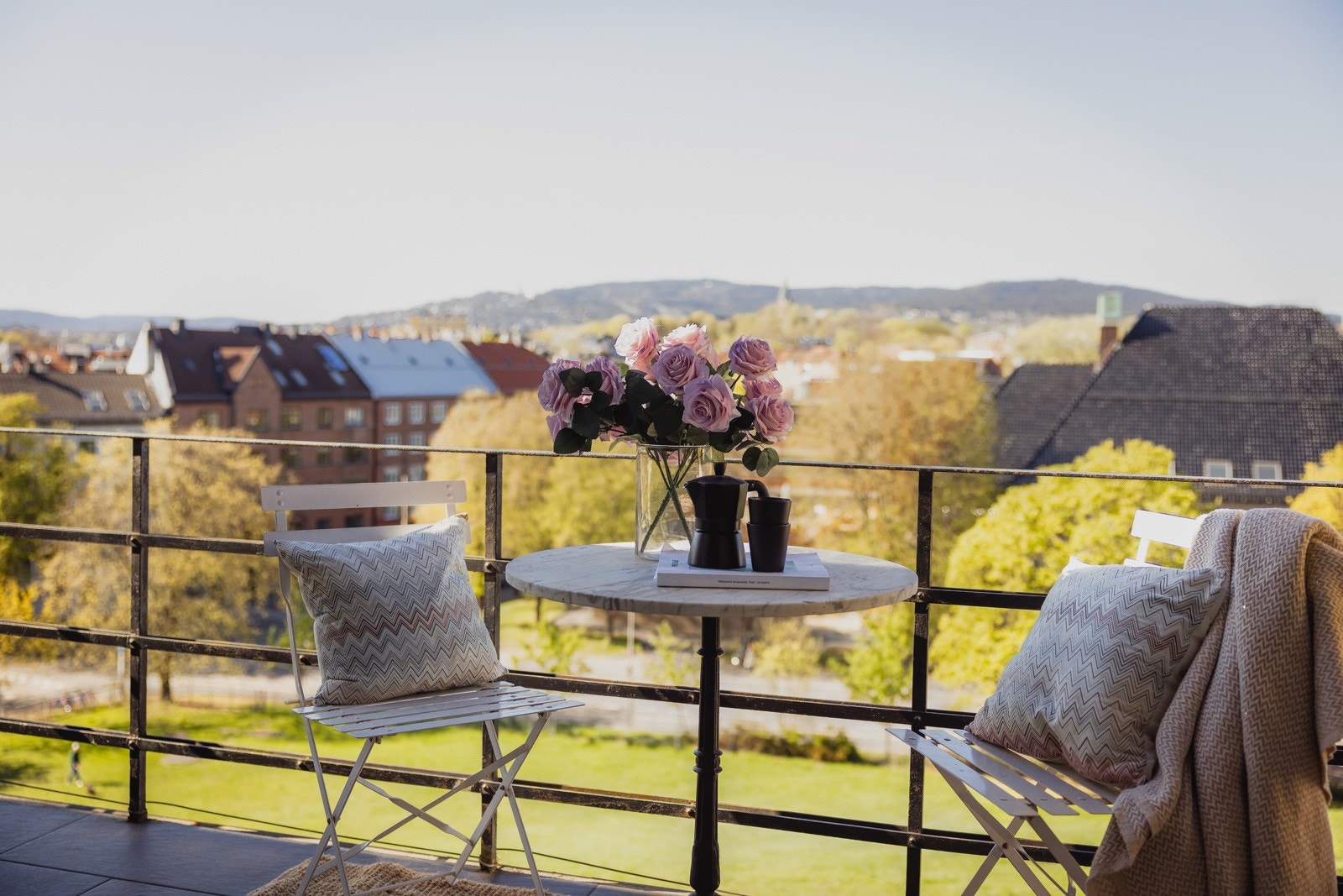Slående utsikt fra balkongen! Galleribilde