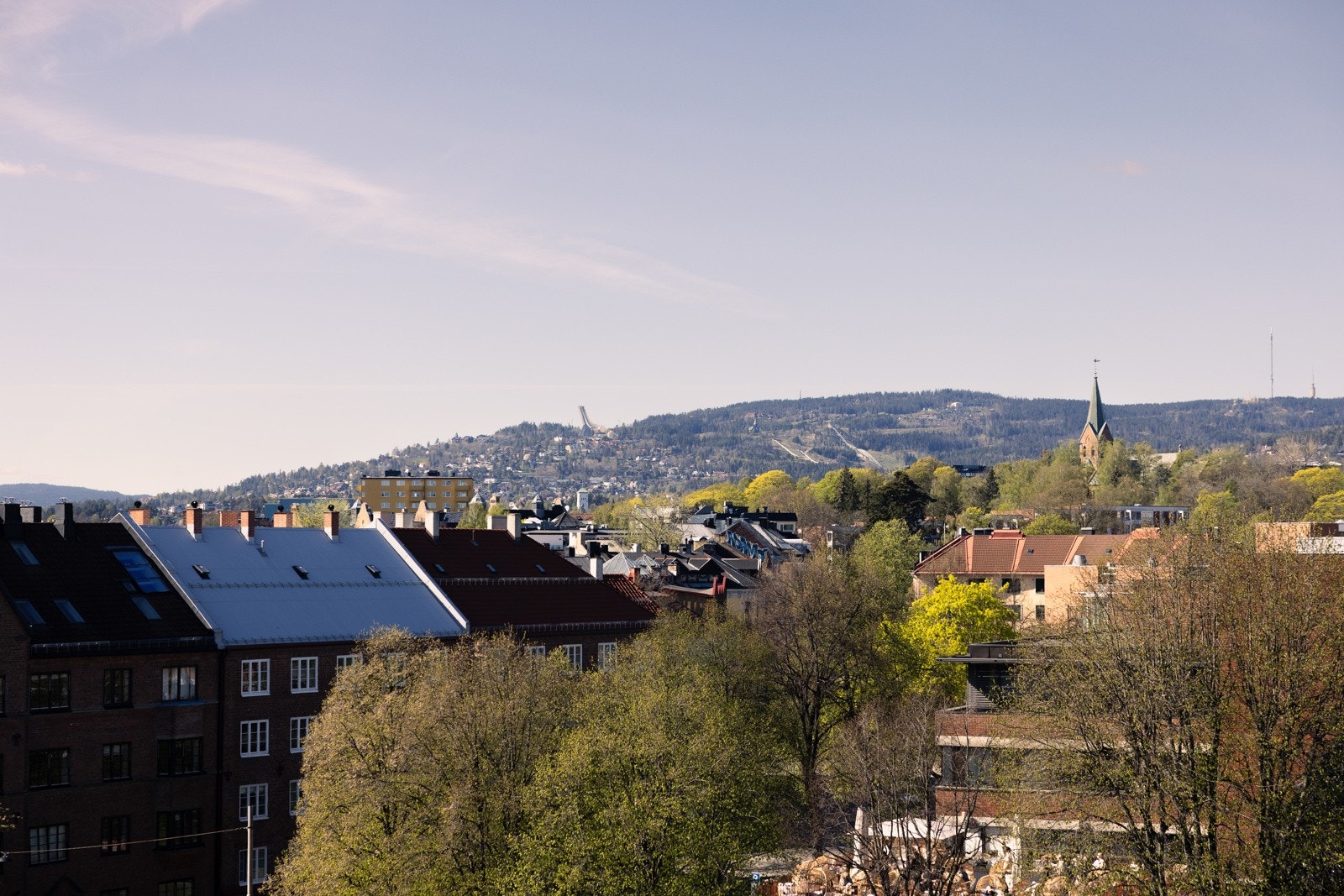 Man har utsikt helt til Holmenkollen! Galleribilde